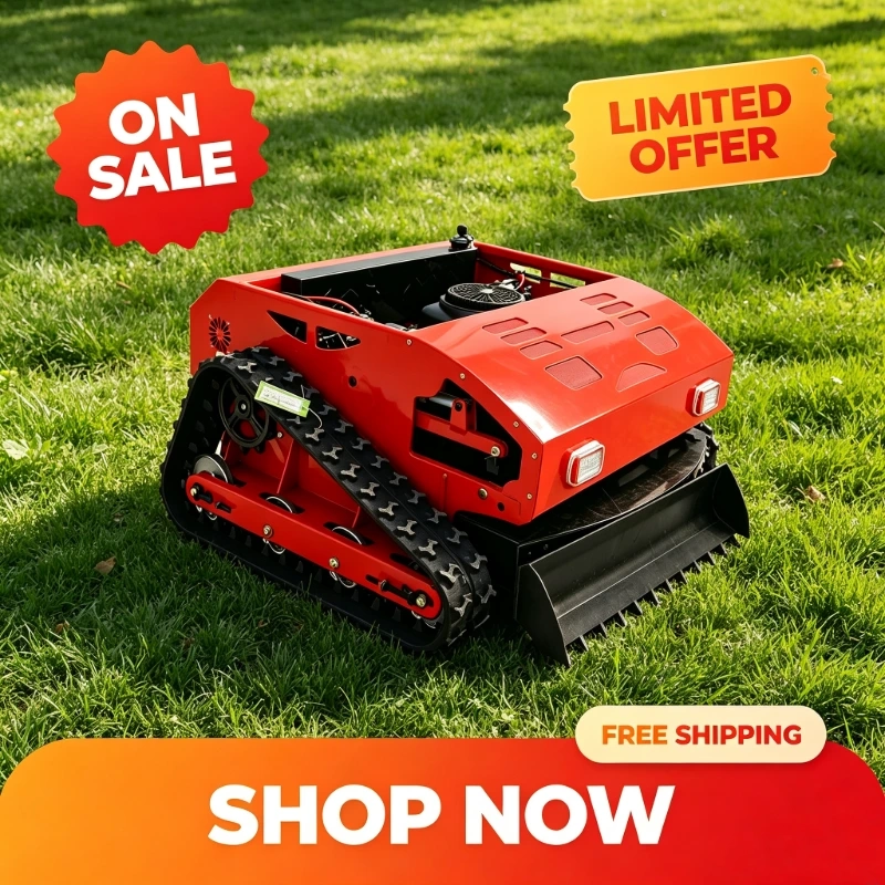 remote control lawn mower for sale brush rough terrain