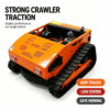 800mm width remote control lawn mower