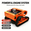 800mm width remote control lawn mower